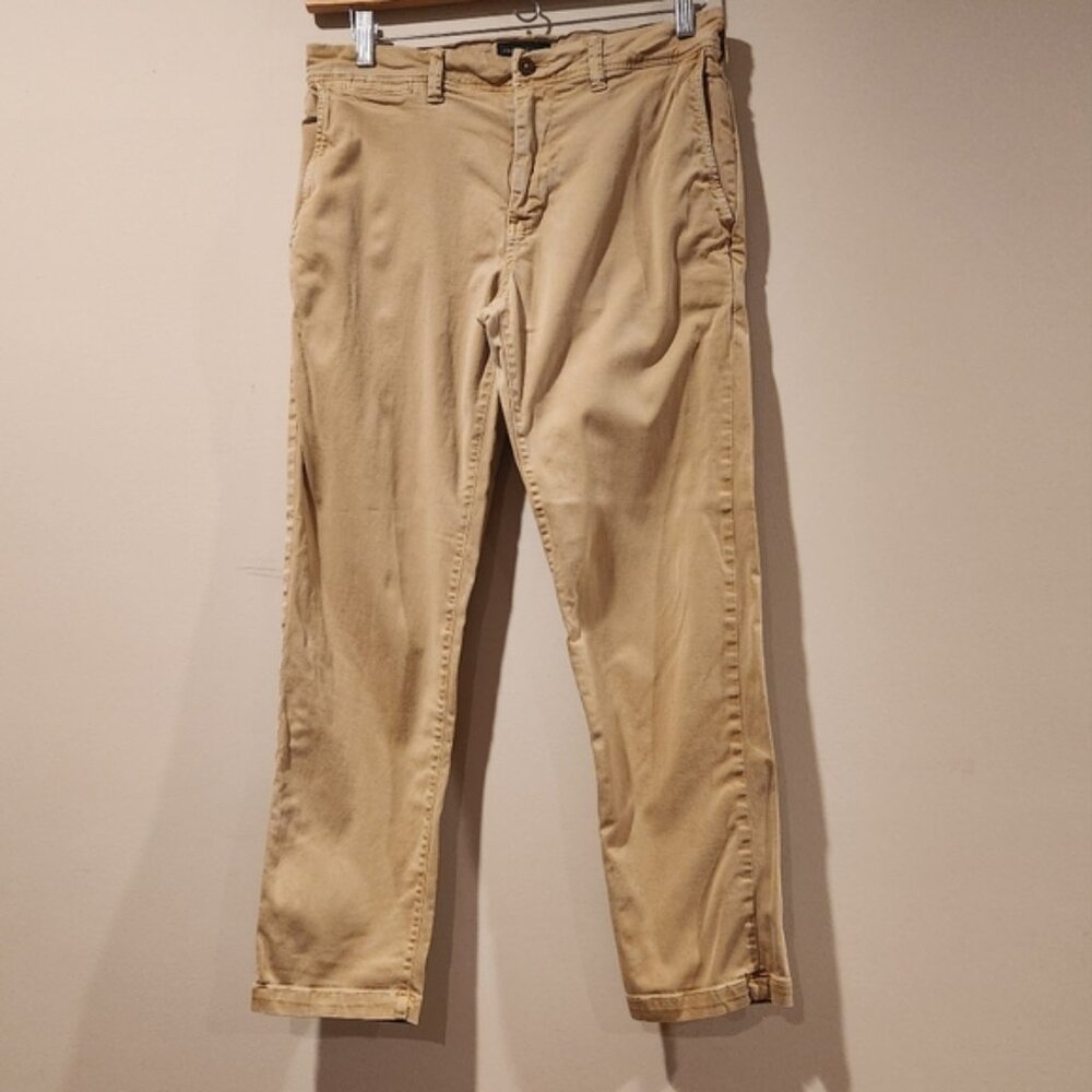 American Eagle Extreme Flex Pants Men's Size 31x30 Slim Straight Khaki Stretch